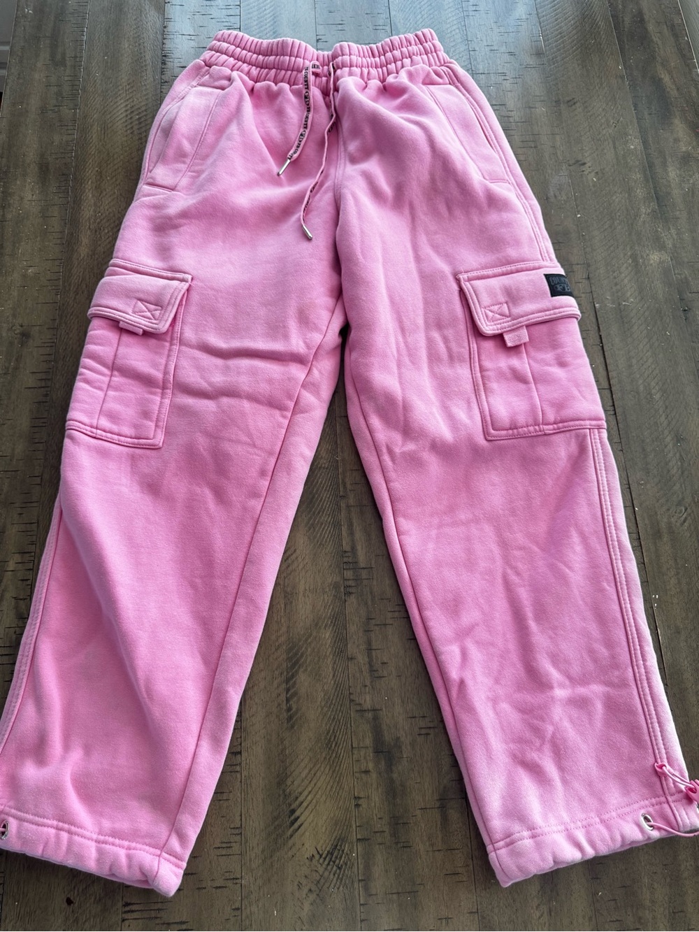 FB county Pink Cargo Joggers with Drawstring Waist - Picture 11 of 12